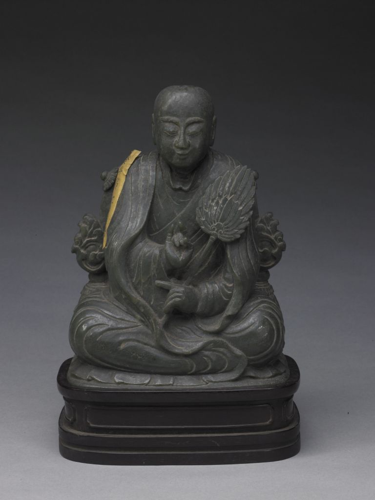 碧玉十八罗汉-拔纳拔西尊者之正面